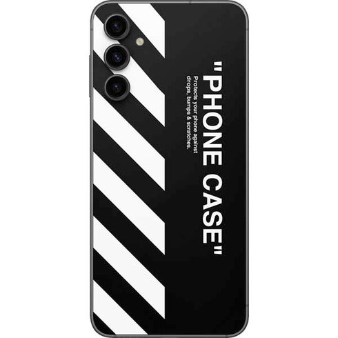 Black and White Stripes Galaxy A14 5G Skin